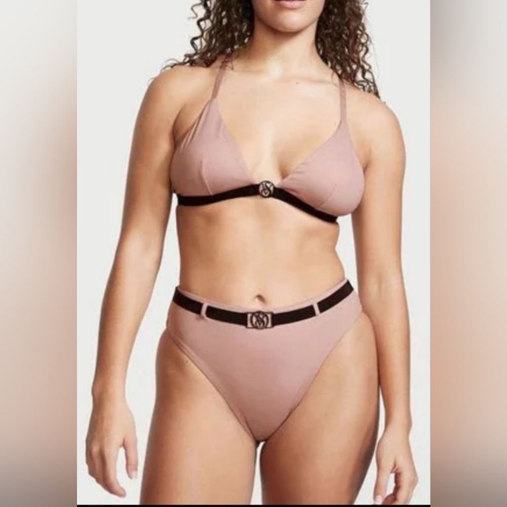 Victorias Secret Swim Wild Wanderer Bikini 2 PC NWT SIZE LARGE